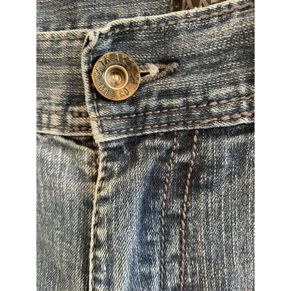 TK AXEL Jeans Mens 34x32 Slim Boot Blue Denim Medium Wash 5 Pocket - Picture 7 of 13